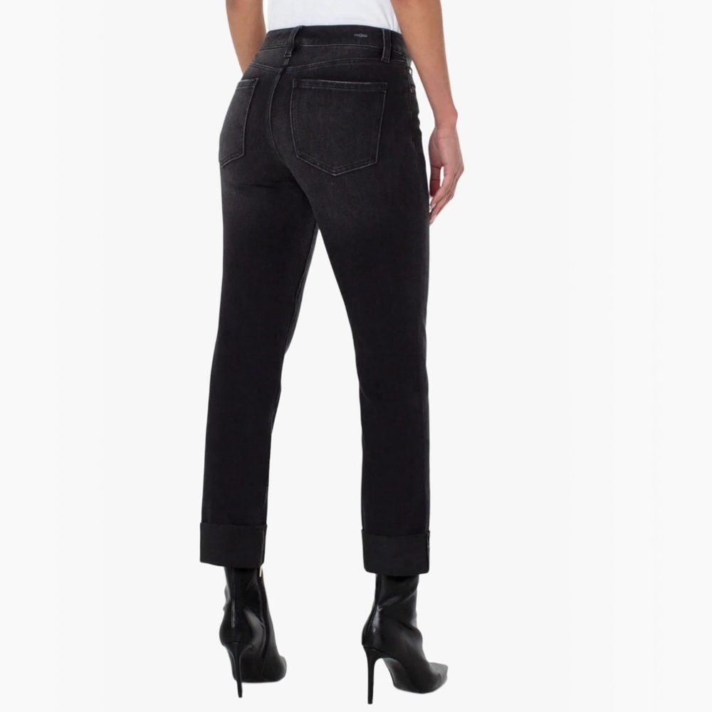 Liverpool The Girlfriend Straight Leg High-Rise 73% Cotton Women’s Jeans - 32 - Picture 3 of 17